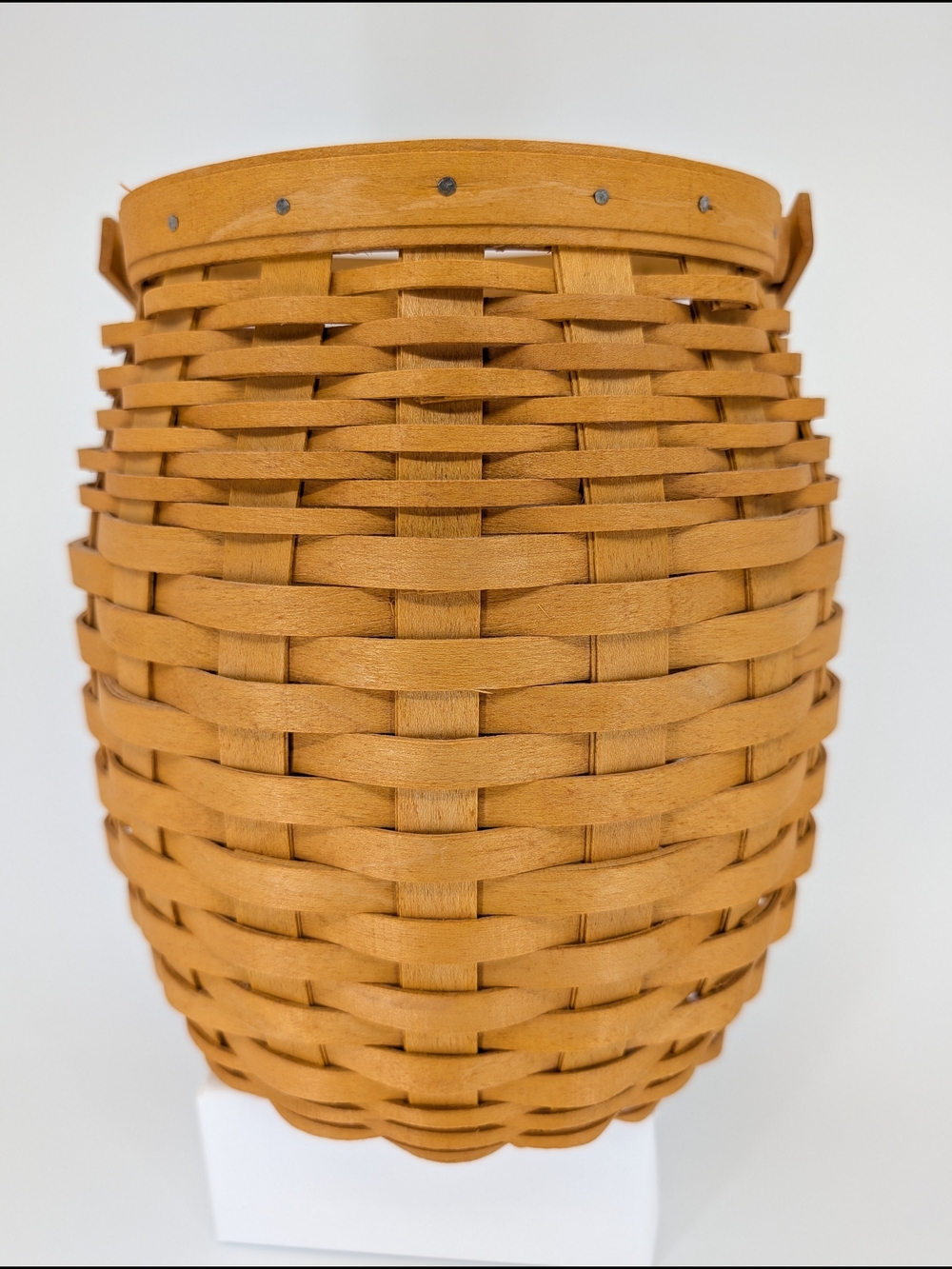 Longaberger October Fields Basket/Candy Corn Liner/Jack-o'-lantern Lid/Protector - Picture 3 of 9